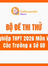 Bộ Đề Thi Thử Tốt Nghiệp THPT 2026 Môn Vật Lý Từ Các Trường  Sở GD